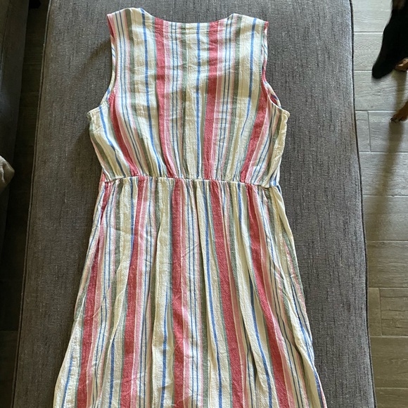 Old Navy Linen-Blend Striped Dress - Picture 2 of 2